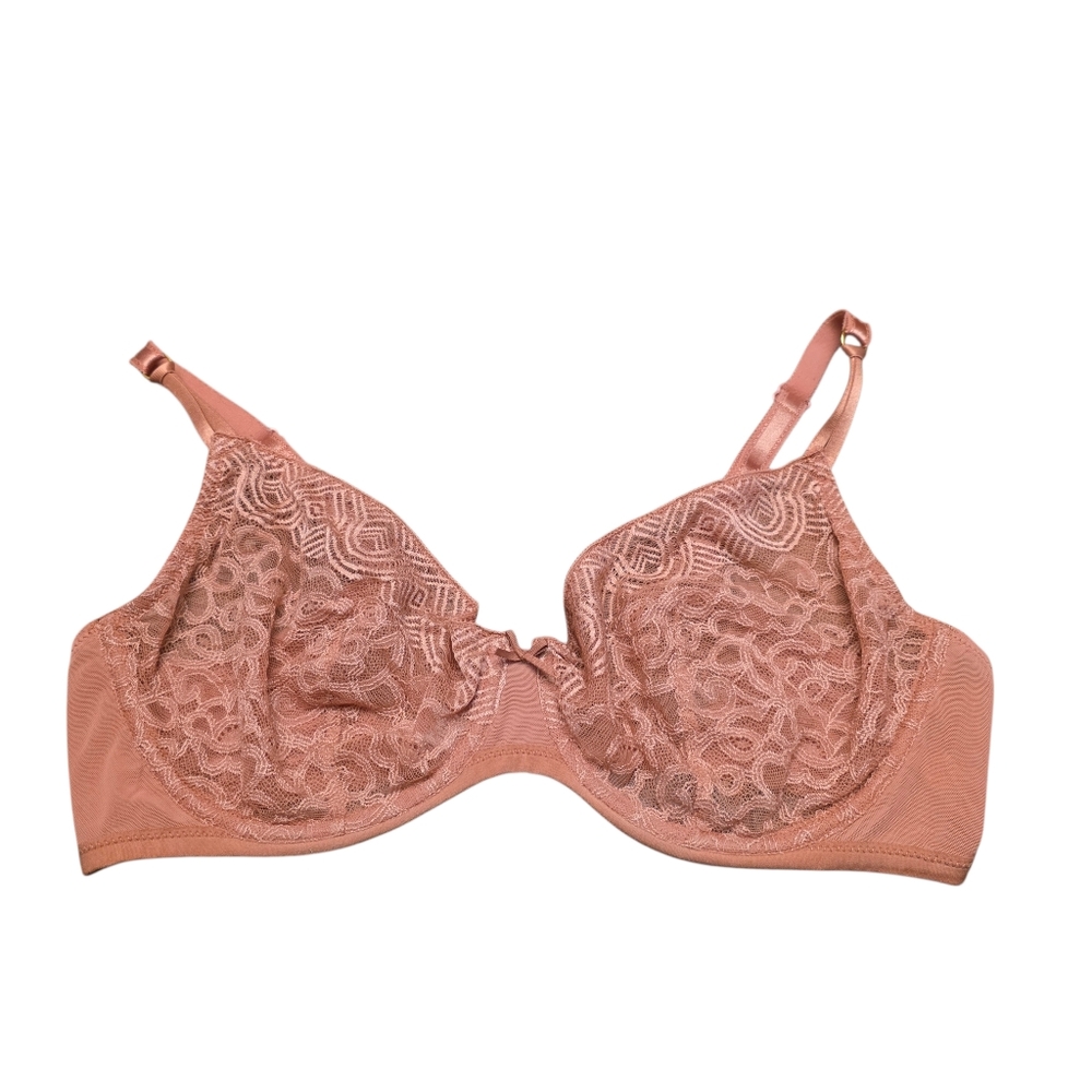 Chantelle Lace Underwire Bra - Blush Pink 38D